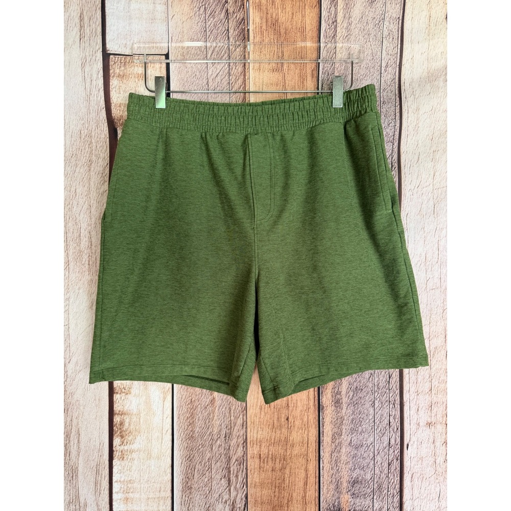 Beyond Yoga Men's Lounge Shorts Heathered Green Made in USA Athletic Size Large